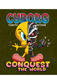 Ciborg Piolín Vector